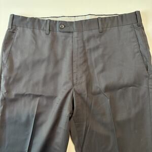 JB Britches Torino Dress Pants Men's 36R Gunmetal Wool Classic Tailored Slacks
